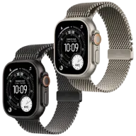 Apple Watch Ultra 3 - Titanium Case with Titanium Milanese Loop